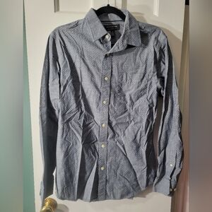 Banana Republic Gray Long Sleeve Dress Shirt